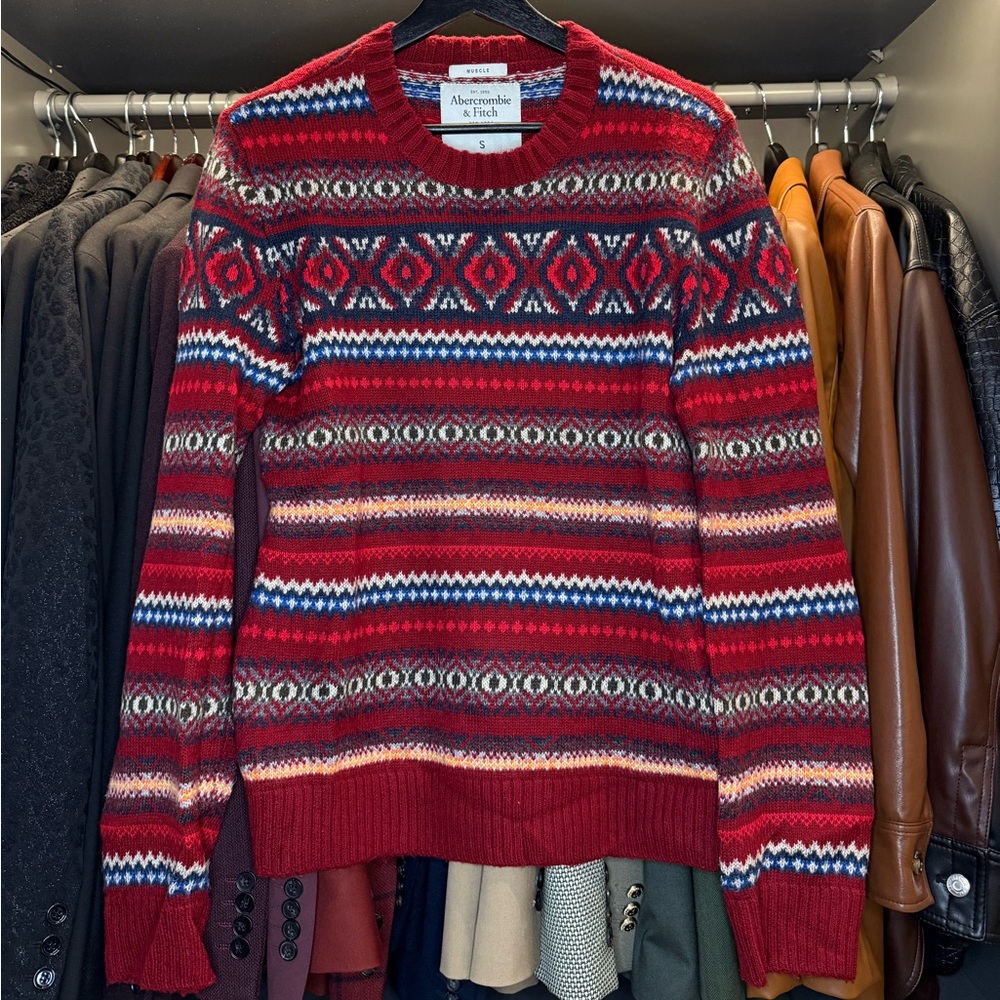 Vintage Y2K Abercrombie & Fitch Fair Isle Sweater